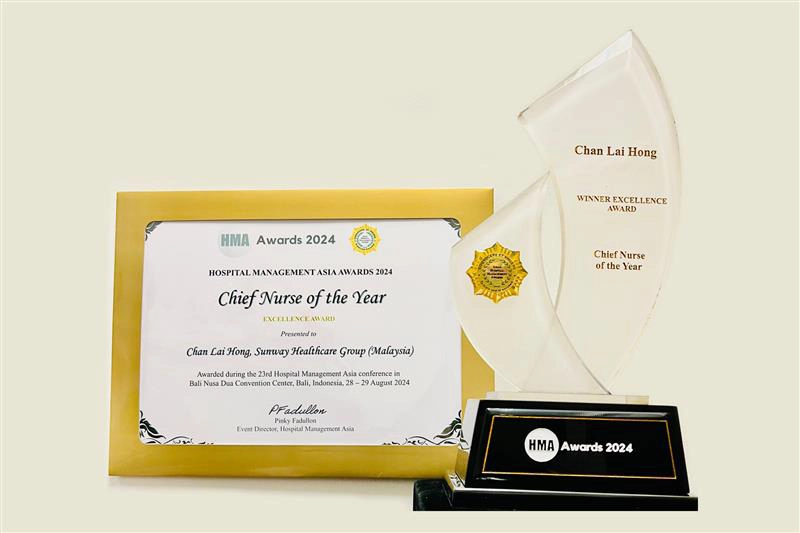Hospital Management Awards (HMA) 2024 – Chief Nurse of the Year Excellence Award – Chan Lai Hong